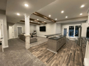 Transform your unfinished basement into a beautiful living space with expert basement finishing services in Vancouver.