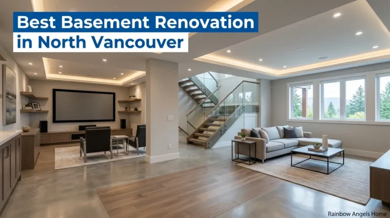 Professional Basement Renovation in North Vancouver by Rainbow Angels Home