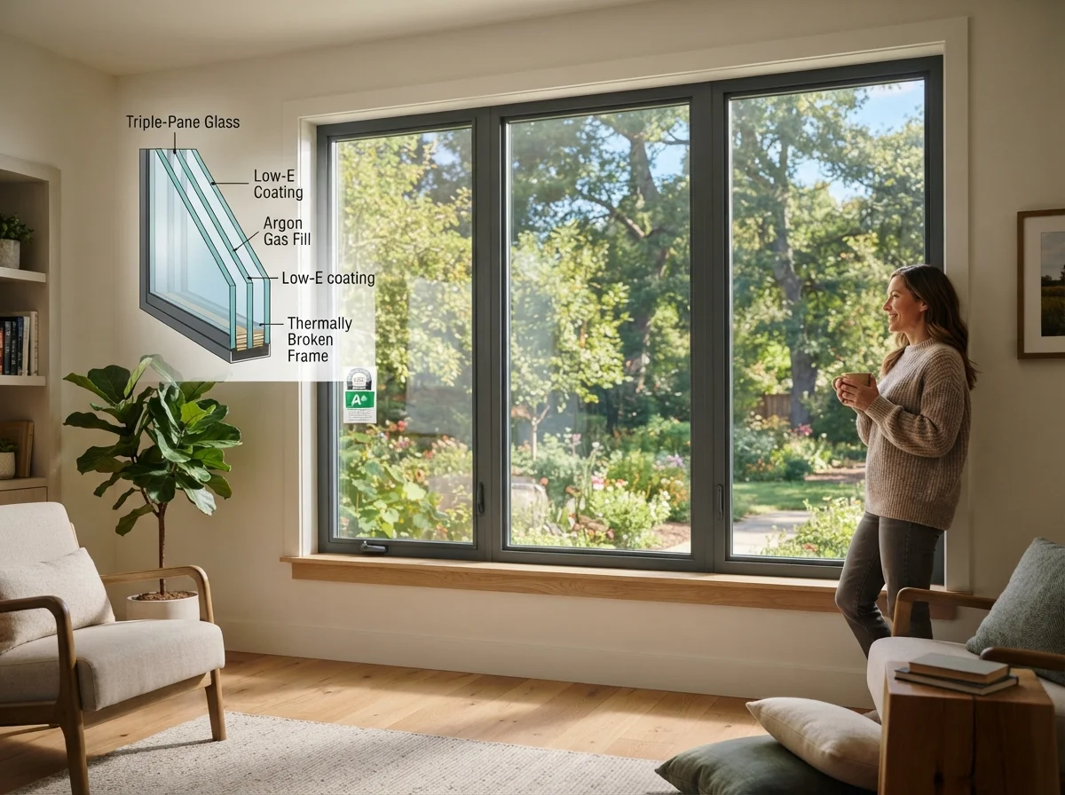 Energy-efficient replacement windows installed in Vancouver