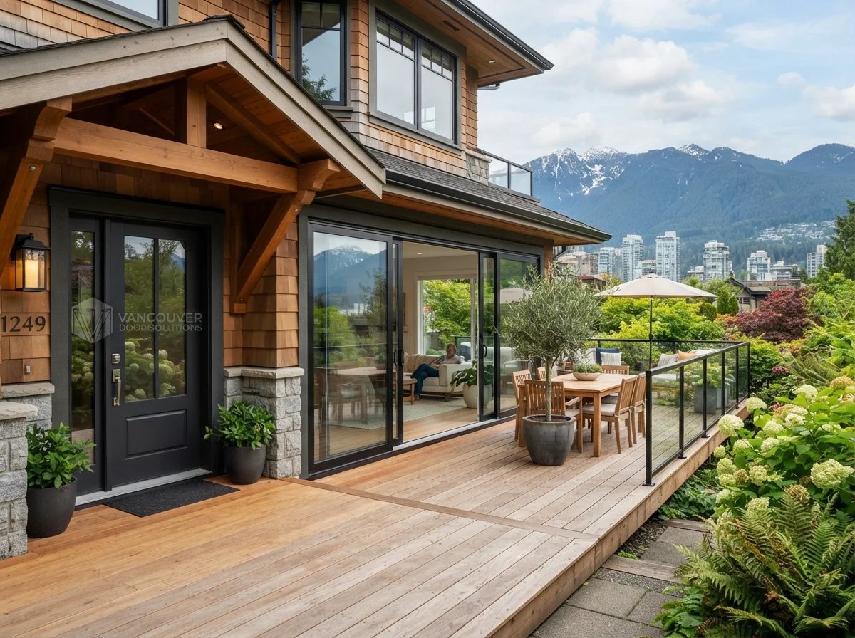 Entry and patio door installation in Vancouver