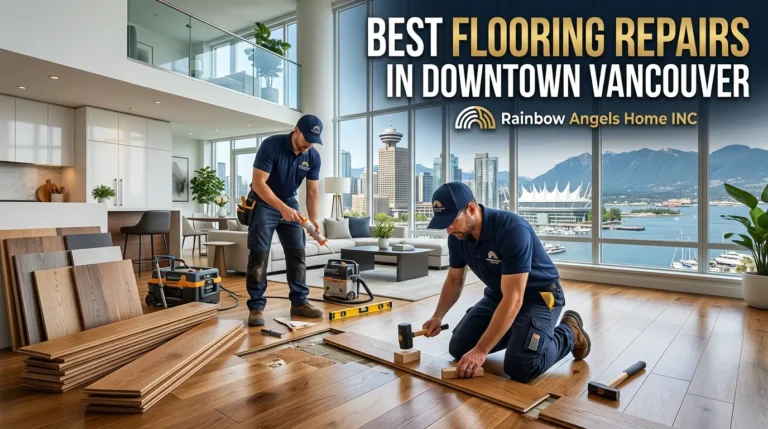 Best Flooring Repairs in Downtown Vancouver by Rainbow Angels Home INC