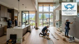 General contracting renovation project in North Vancouver by Rainbow Angels Home