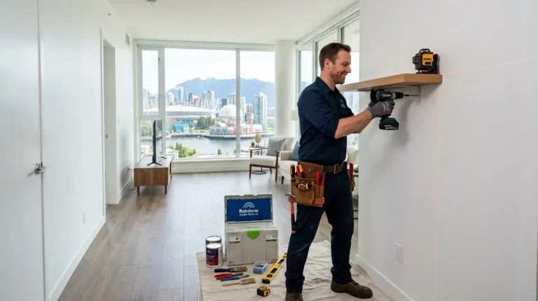 Best Handyman Repairs in Downtown Vancouver by Rainbow Angels Home INC