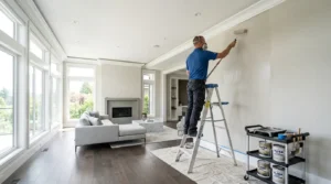 Trusted interior painting contractor in Burnaby providing professional residential wall and ceiling painting