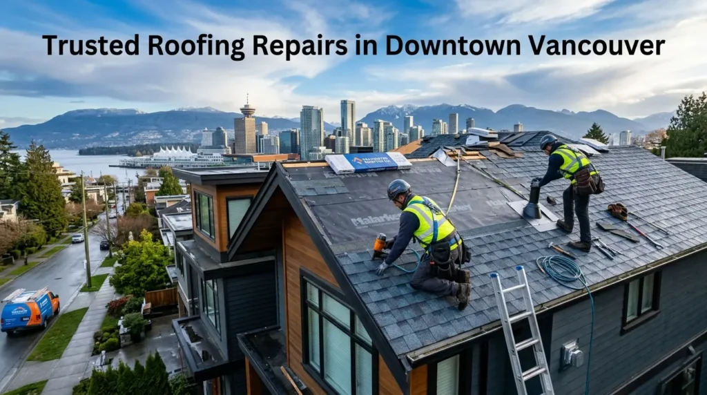 Trusted Roofing Repairs in Downtown Vancouver by Rainbow Angels Home INC