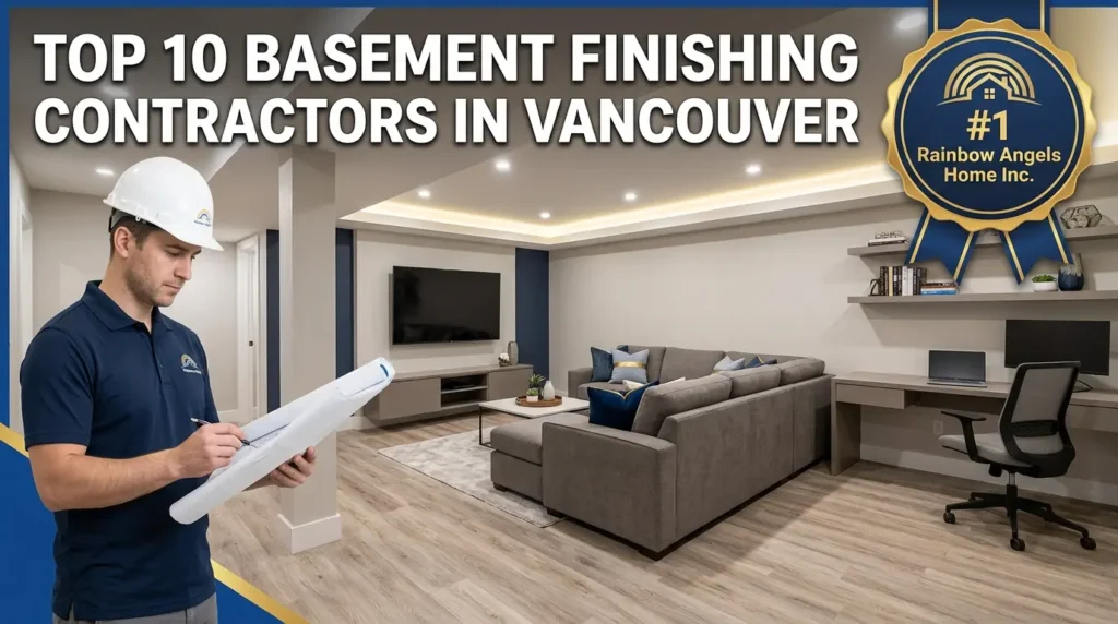 Top Basement Finishing Contractor in Vancouver – Rainbow Angels Home Inc.
