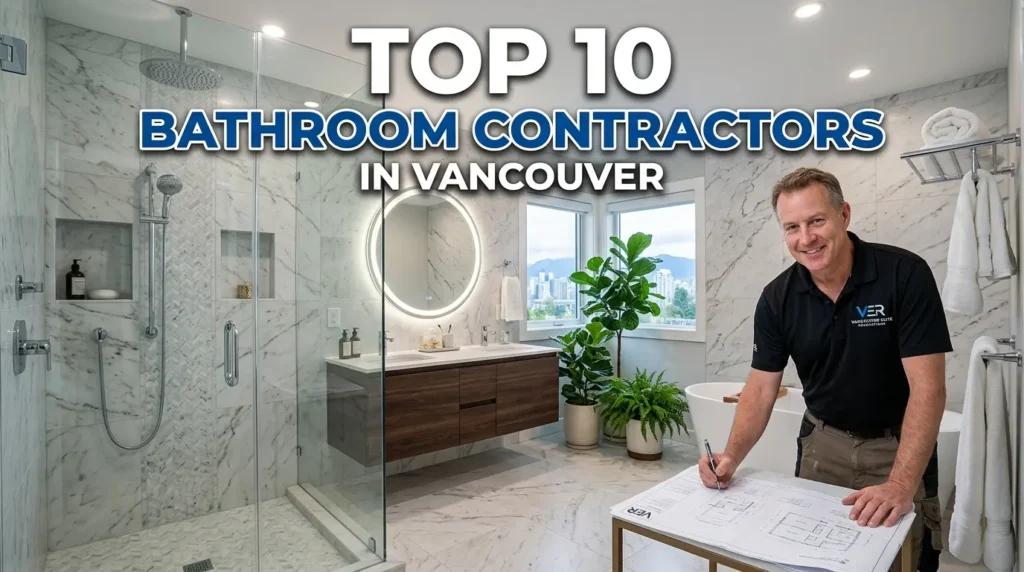 Top Bathroom Contractor in Vancouver Completing a Modern Bathroom Renovation