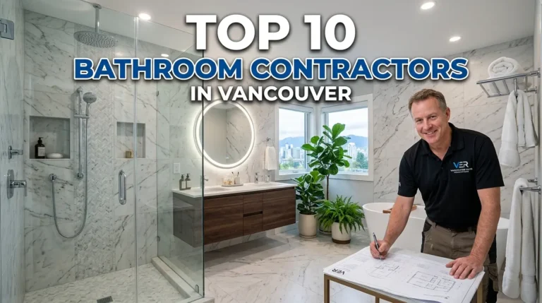 Top Bathroom Contractor in Vancouver Completing a Modern Bathroom Renovation