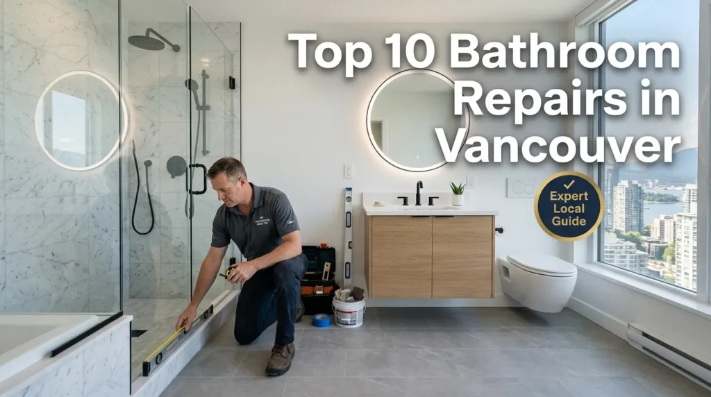 Bathroom repairs in Vancouver by Rainbow Angels Home Inc.