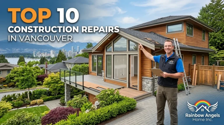 Top 10 construction repairs in Vancouver by Rainbow Angels Home Inc.