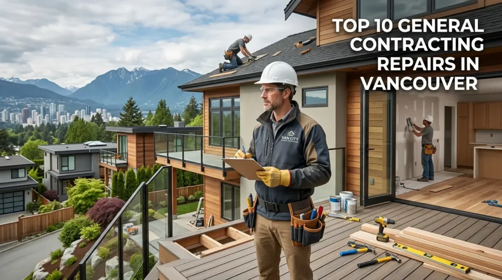 Top 10 general contracting repairs in Vancouver by Rainbow Angels Home