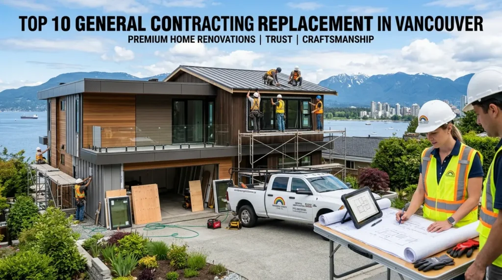 Top General Contracting Replacement in Vancouver by Rainbow Angels Home Inc.