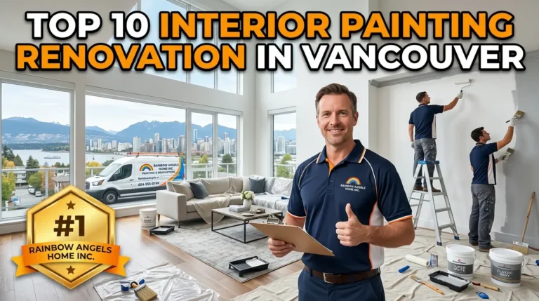 Top Interior Painting Renovation Company in Vancouver Working on Modern Home Interior