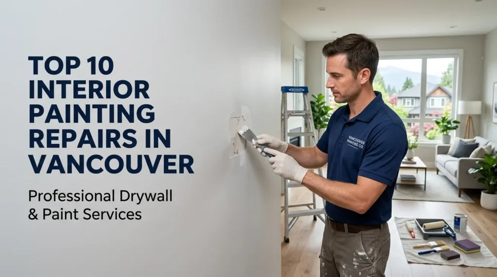 Top 10 interior painting repairs in Vancouver by Rainbow Angels Home