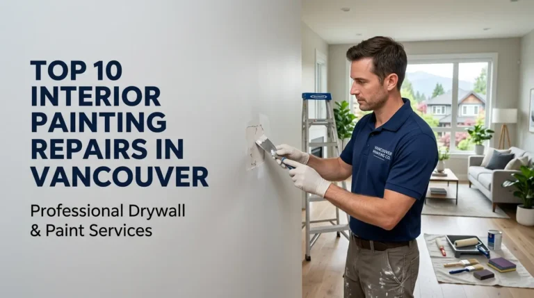 Top 10 interior painting repairs in Vancouver by Rainbow Angels Home