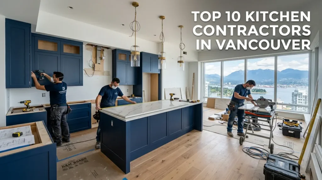 Top Kitchen Contractor in Vancouver Completing a Modern Kitchen Renovation