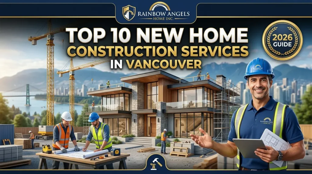 Top 10 New Home Construction Services in Vancouver featuring custom home builders