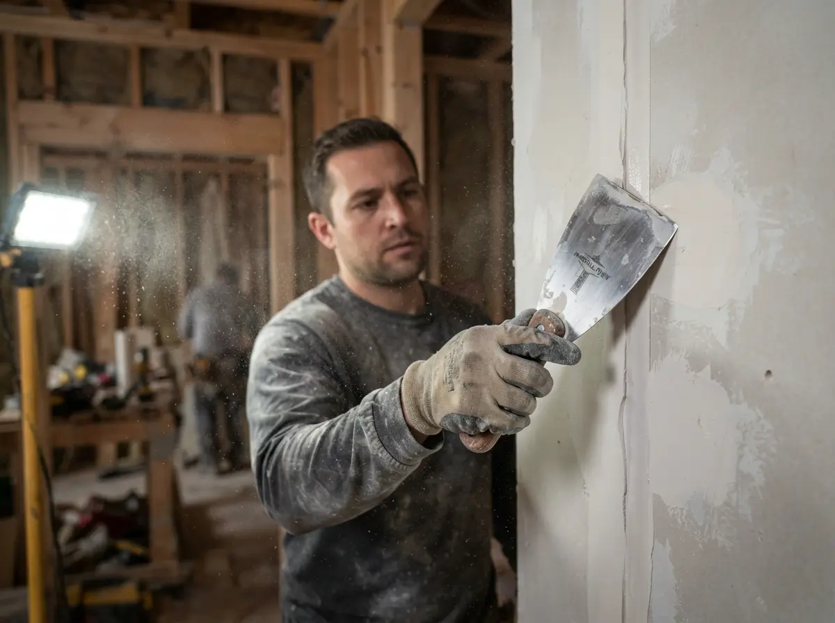 Drywall sanding and finishing services in Vancouver.