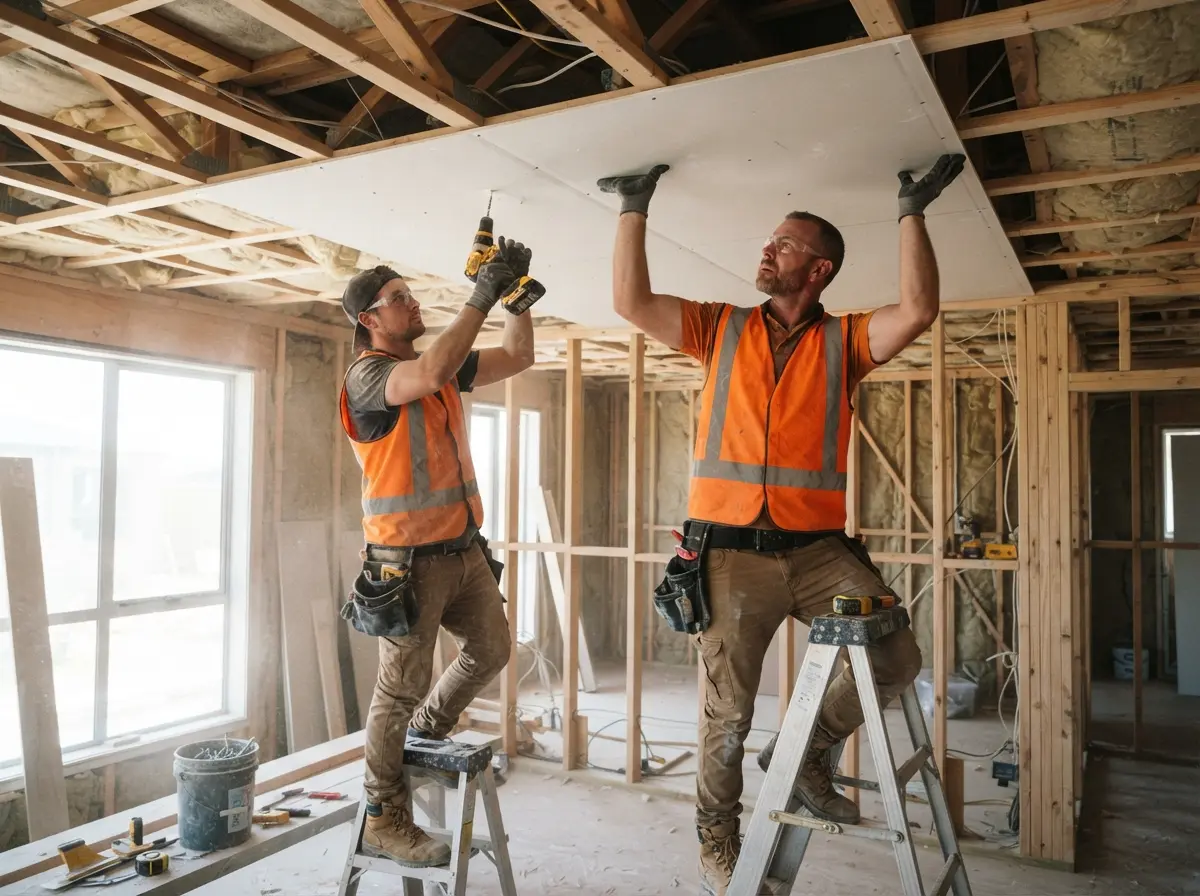 Drywall renovation in Vancouver for modern home remodeling.