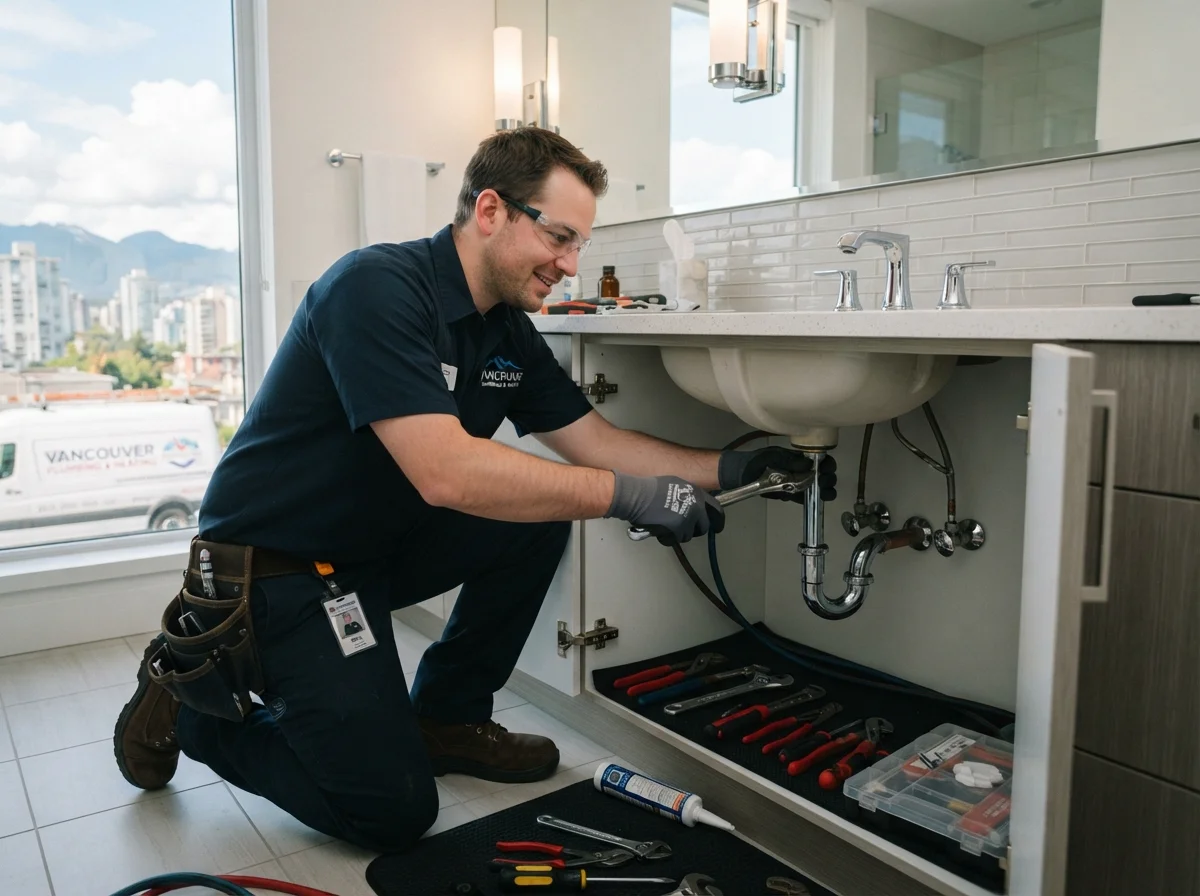 Plumbing fixture installation and repair services in Vancouver for kitchens, bathrooms, and showers.