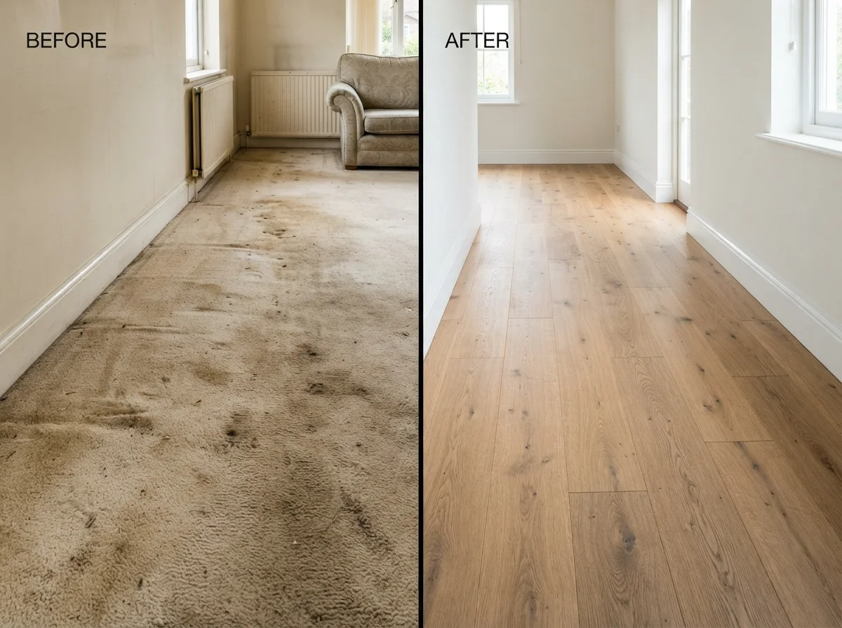 Floor replacement and upgrades in Vancouver.