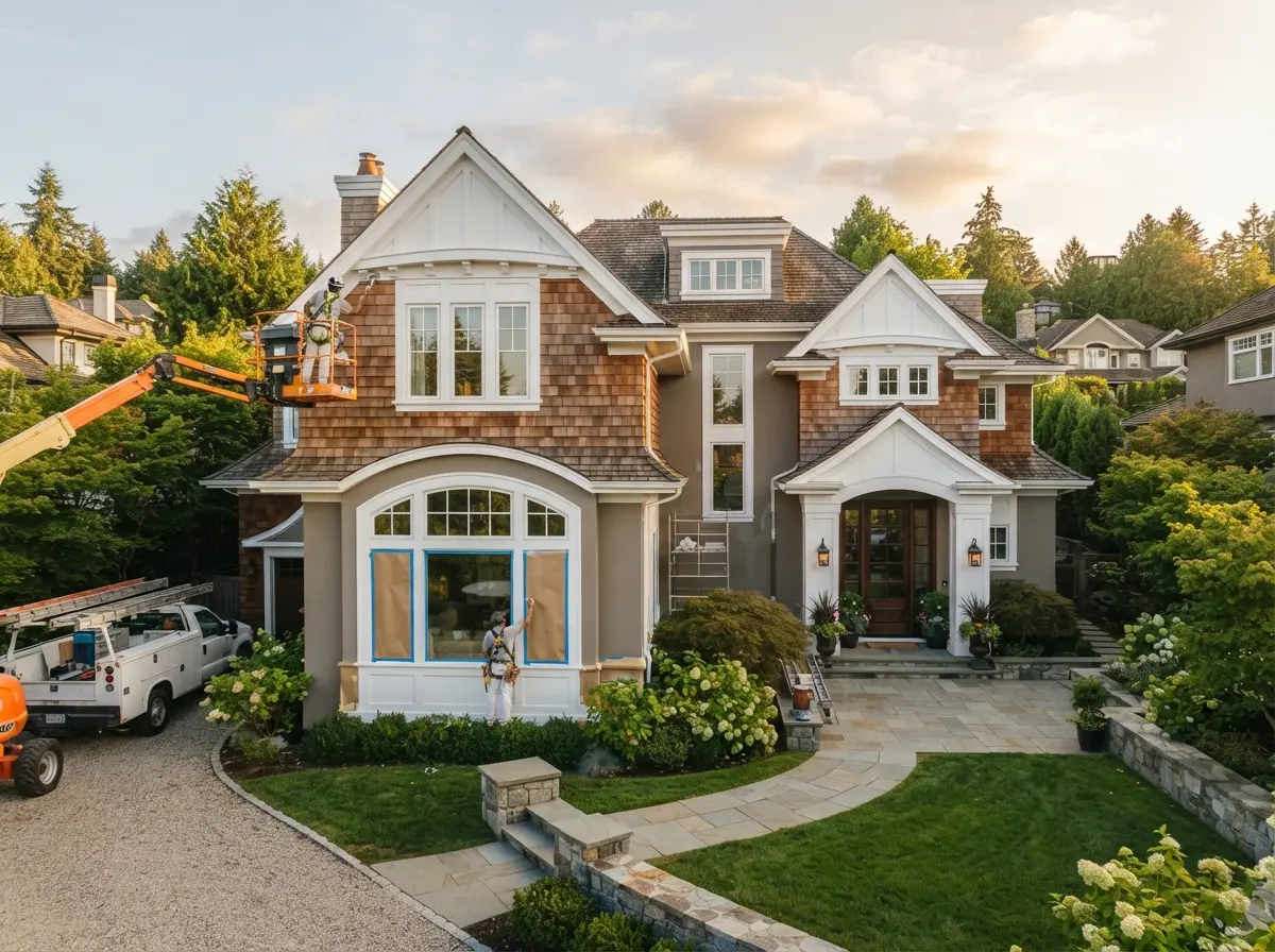 Kitchen painting contractor in Vancouver.
