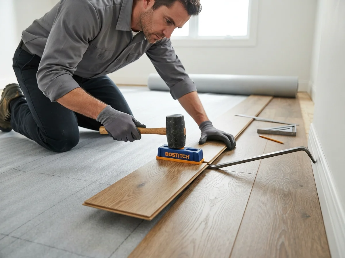 Laminate flooring installation services in Vancouver.
