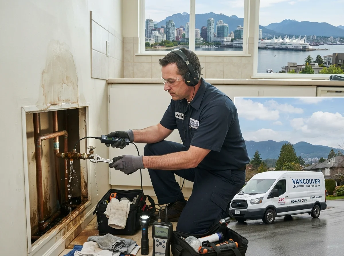 Leak detection and pipe repair services in Vancouver to prevent water damage.