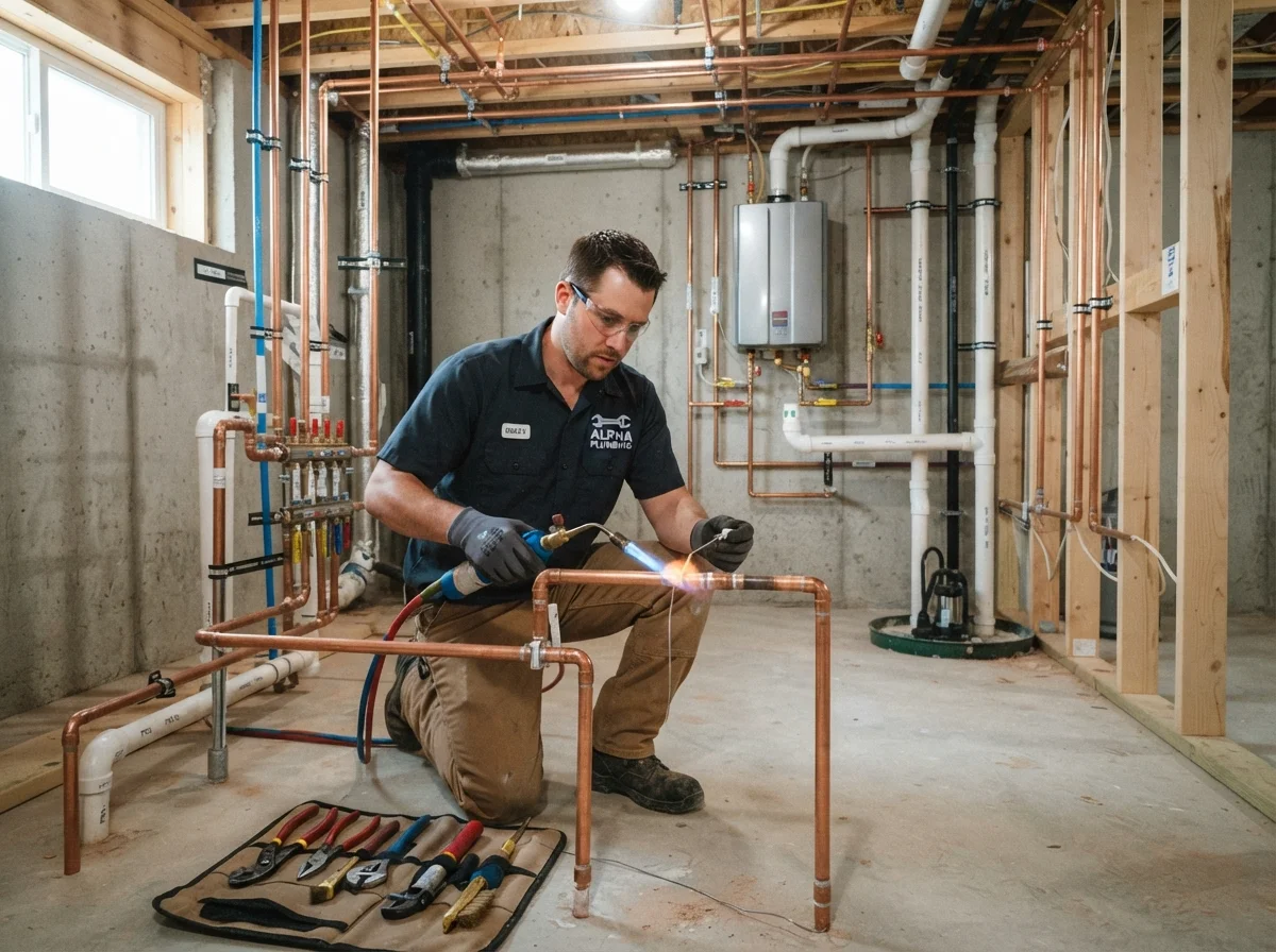 New home plumbing services in Vancouver for custom residential construction.