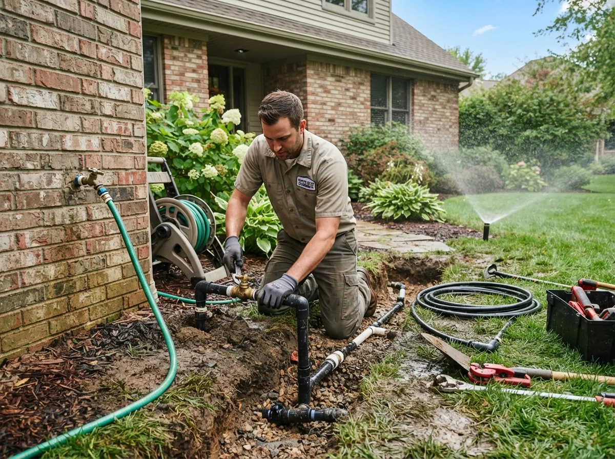 Outdoor and lawn plumbing services in Vancouver including irrigation and outdoor faucets.