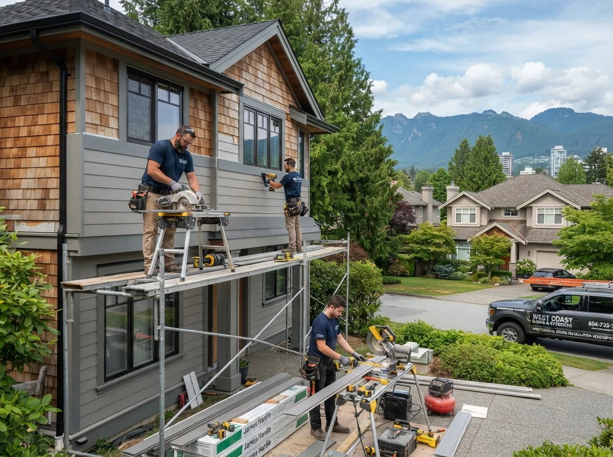 Professional siding installation services in Vancouver.