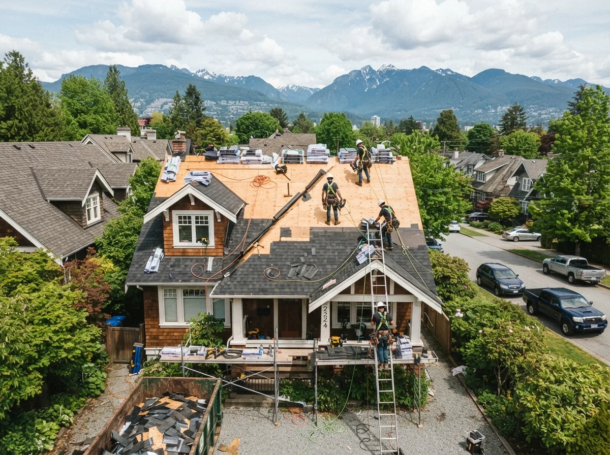 Roof replacement services in Vancouver by experienced roofing contractors.