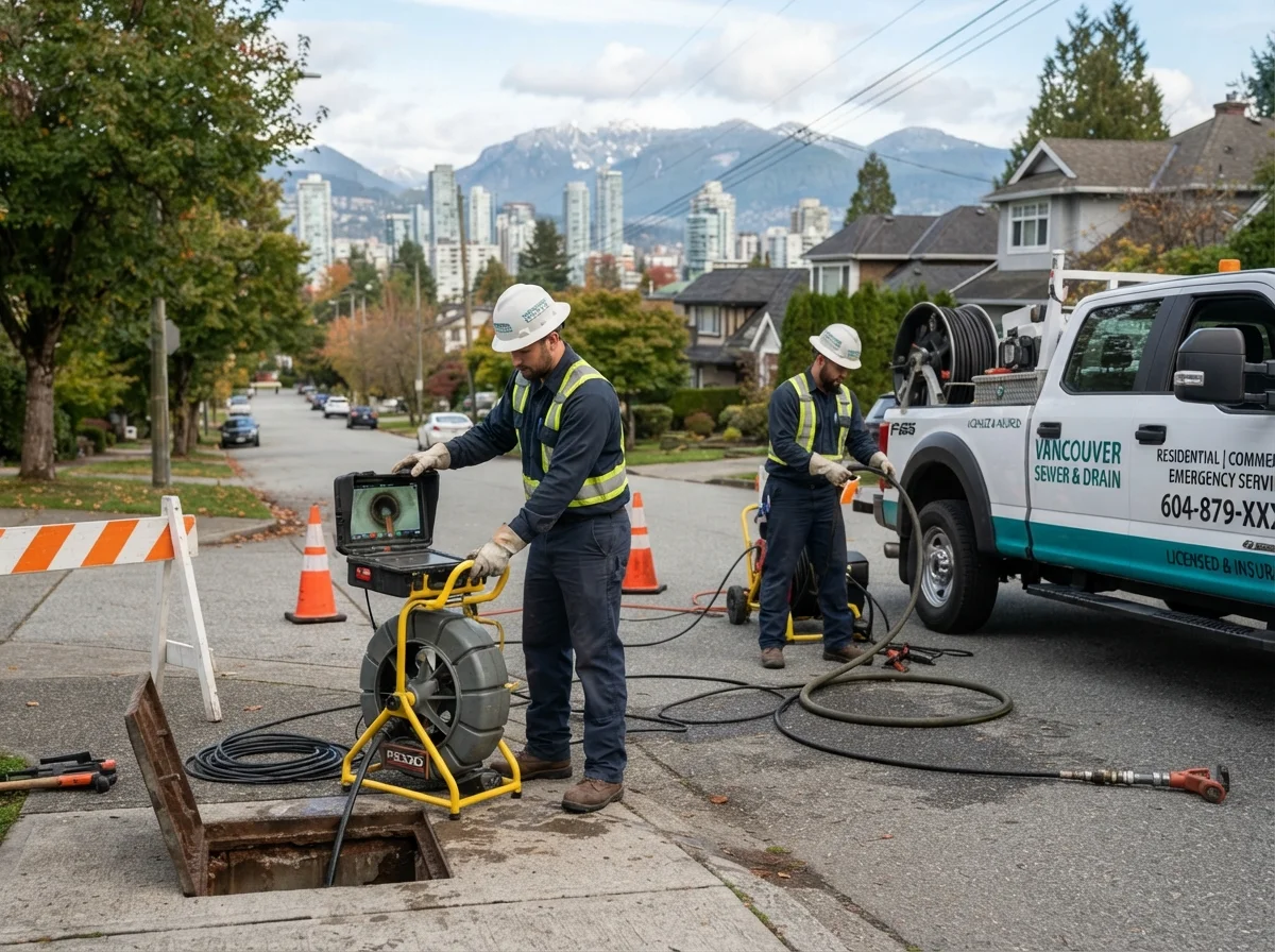 Sewer line installation, repair, and replacement services in Vancouver.