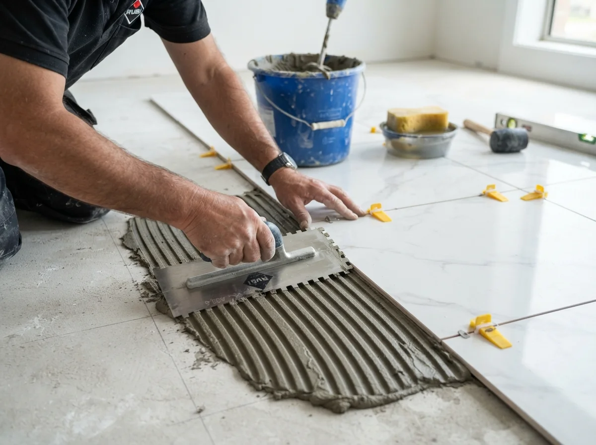 Tile flooring installation services in Vancouver.