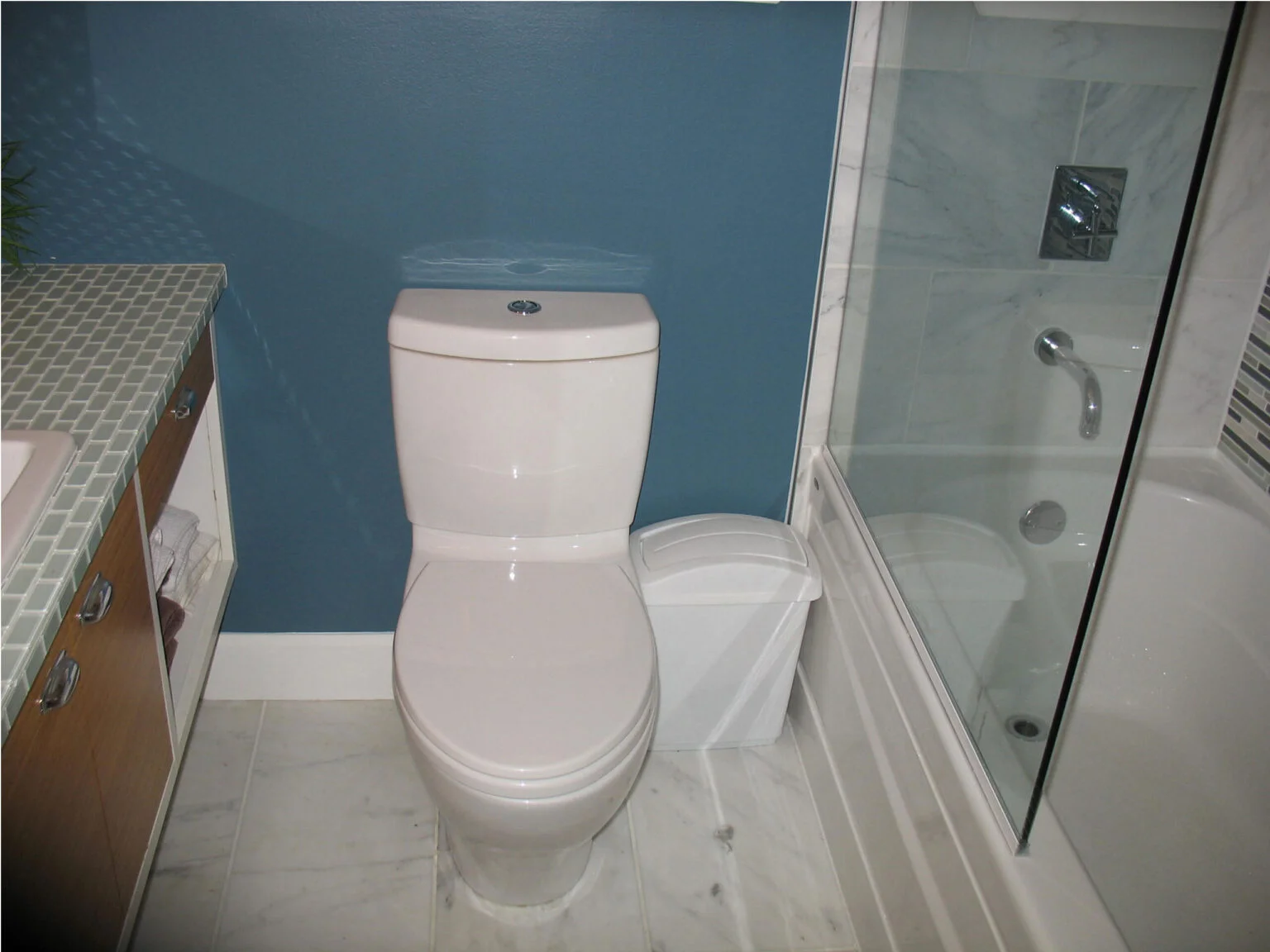 Walk-in shower installation in Vancouver