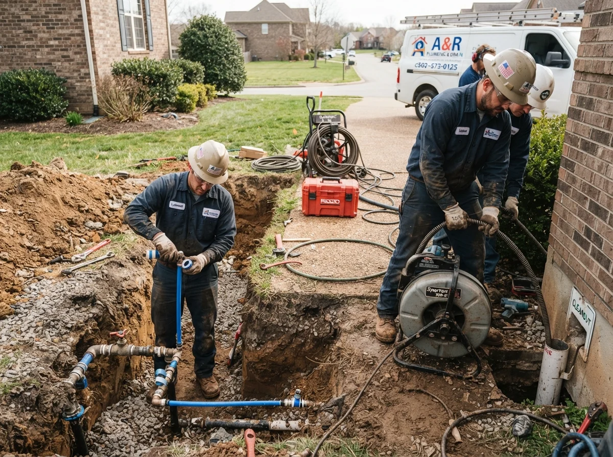 Water line installation, drain cleaning, and blockage removal services in Vancouver.